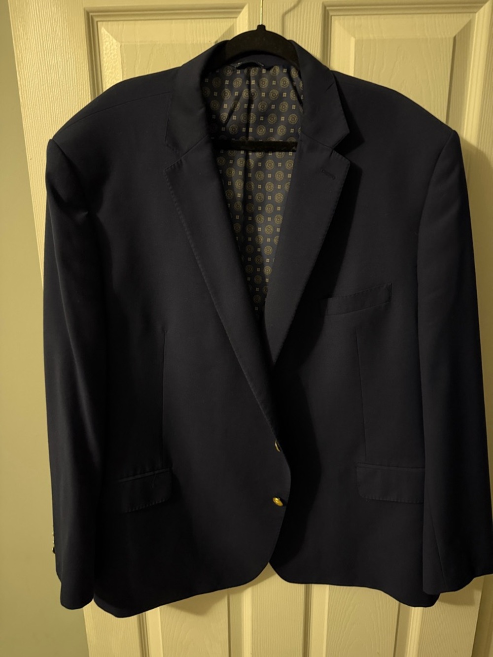 Ralph by Ralph Lauren Navy Two-Button Sport Coat- Size 52L Executive